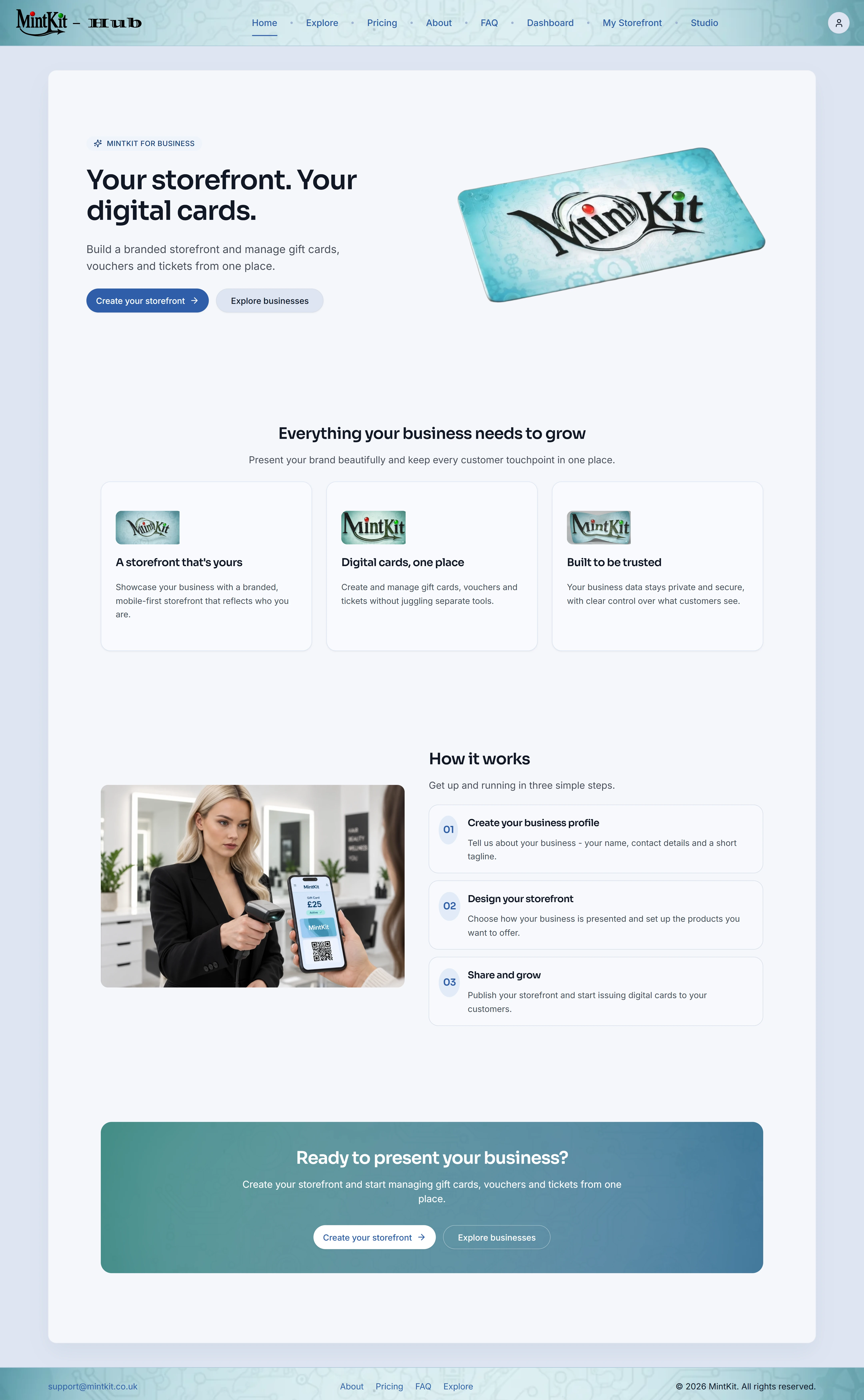 Preview of the new MintKit interface